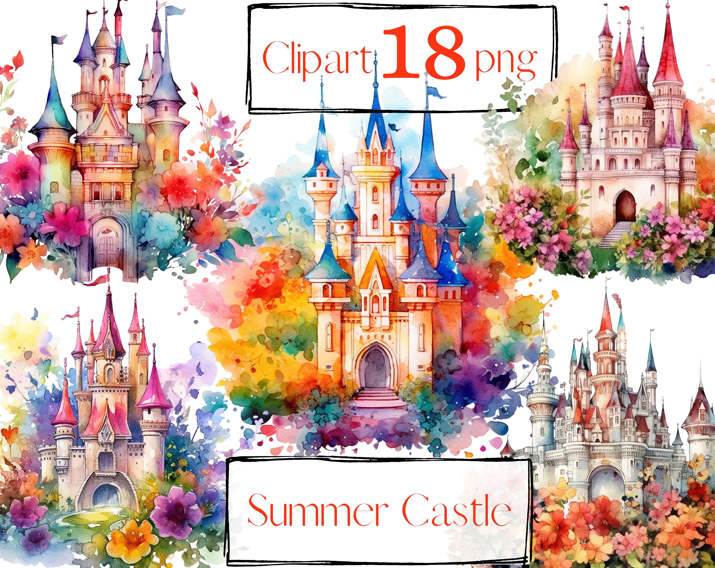 Clip Art Disney Castle