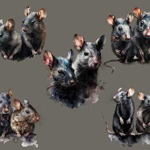 Repainted Rats Rat Clipart. Mouse Clipart. Pet Clipart. Animal Clipart. Cute Animals ...