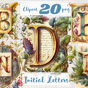 Anfangsbuchstaben Clipart, Buch Clipart, Buch Bündel, Clipart lesen, Bibliothek Clipart, alte Bücher. Digitales Aquarell png. Kostenlose kommerzielle Nutzung