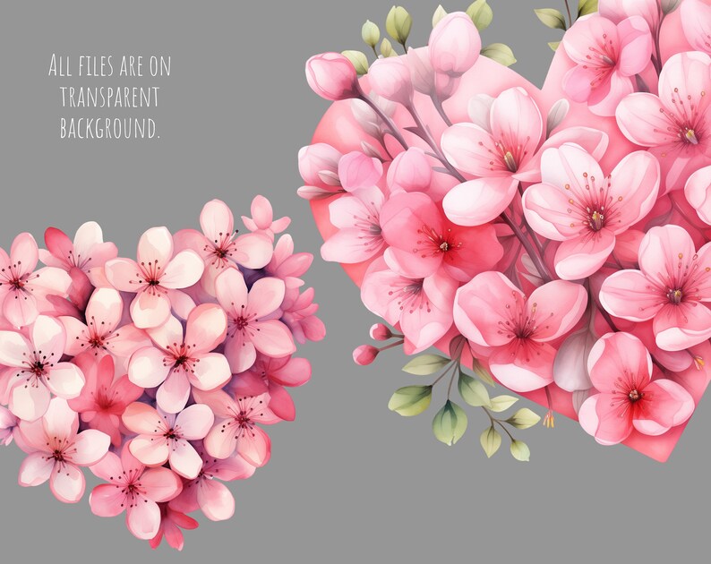 Pink Heart Clipart. Valentines Clipart, Love Clip Art, Wedding PNG ...