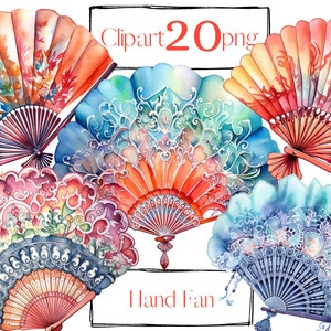 Hand fan clipart, Vintage clipart, retro clipart, Victorian clipart, ball clipart. Scrapbooking. Digital watercolor png. Free commercial use