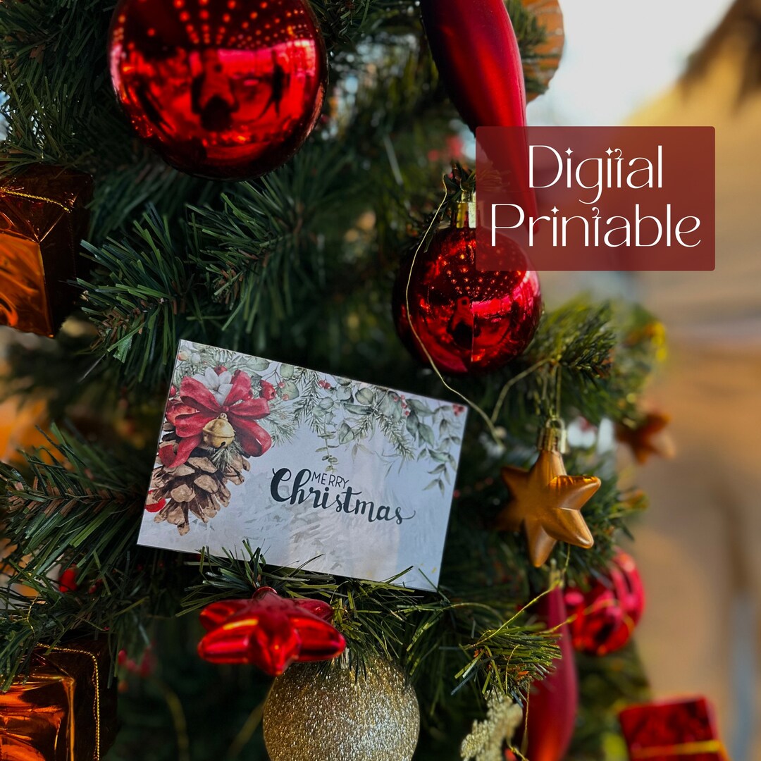 Christmas Card 2024 Printable Christmas Card Christmas Party Christmas Invitation Merry