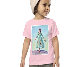 La Princesa Loteria Inspired Toddler Short Sleeve T-Shirt | The Princess