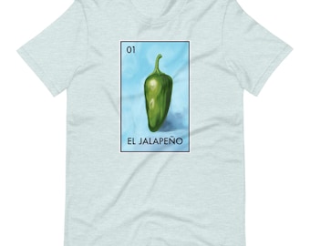 El Jalapeño Loteria-Inspired Adult Boyfriend T-Shirt