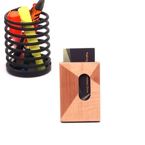 Porte-cartes de visite Porte-cartes de visite n° 23 Fait main au Canada, Unique, Cadeaux pour lui Hommes Papa Petit ami Cadeau Docteur Agent immobilier