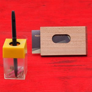 Porte-cartes de visite Porte-cartes de visite n° 19 Fait main, Canada, Unique, porte-cartes Cadeaux pour lui Hommes Papa Petit ami Cadeau Docteur Agent immobilier