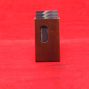 Porte-cartes de visite Porte-cartes de visite n° 03 Fait main, Canada, Unique, porte-cartes Cadeaux pour lui Hommes Papa Petit ami Cadeau Docteur Agent immobilier