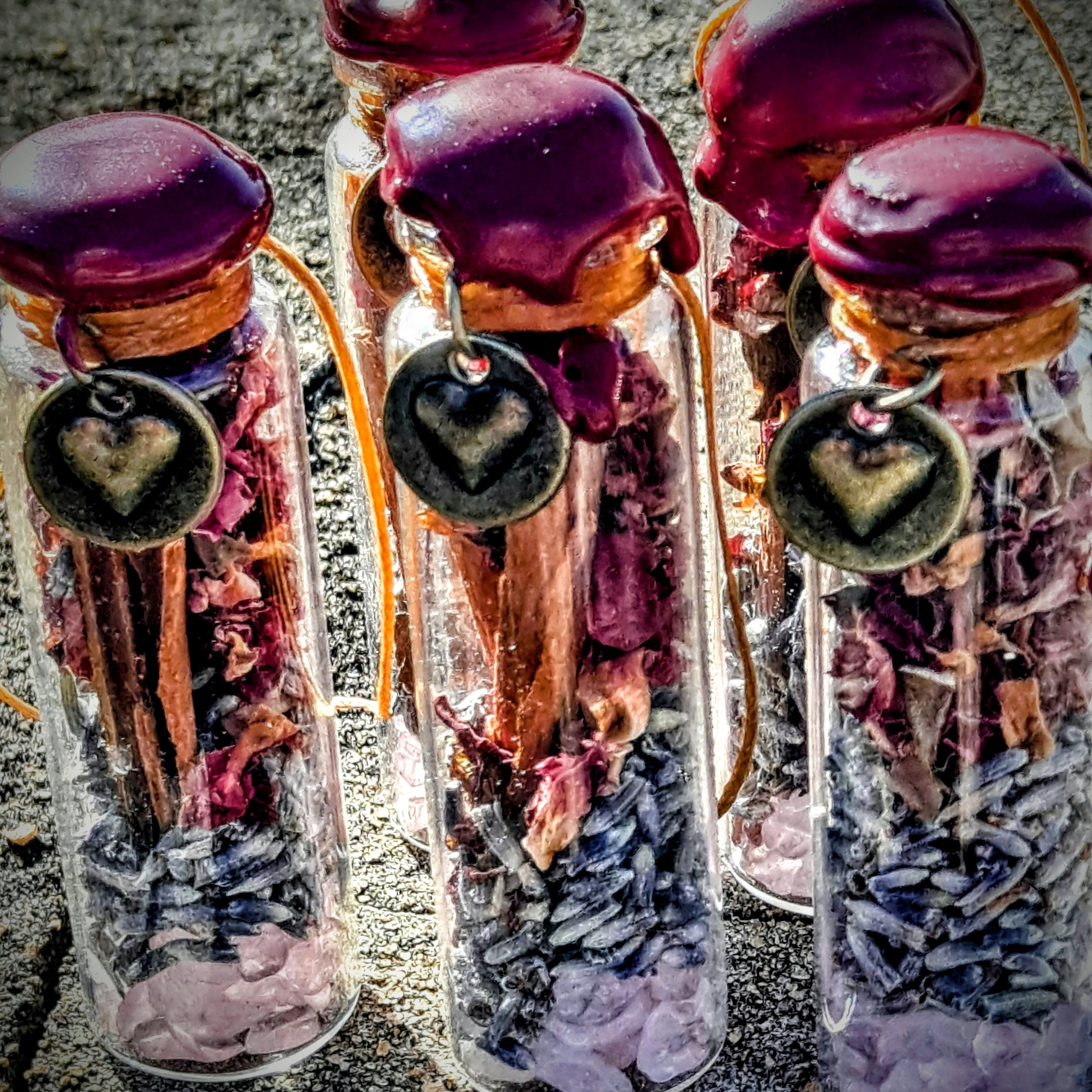 Enchanting Love Spell Jar, Rose Quartz, Lavender & Cinnamon - Etsy