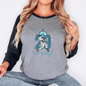 Cal Raleigh Big Dumper Baseball Tee: Unisex 3/4 Sleeve Jersey