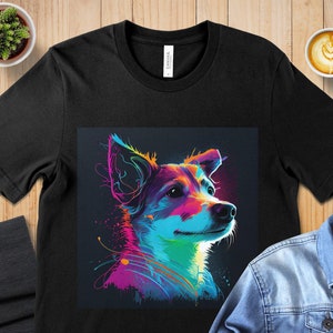 Jack Russell Terrier pet shirt, Dog breed jack russell Short-sleeve Unisex T-Shirt,Dog portrait shirt, Dog gifts for owners and pet lovers