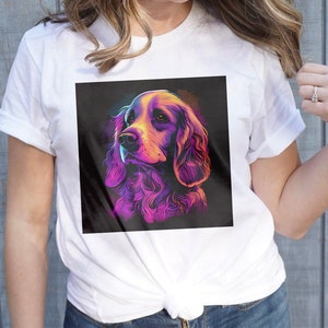 Cocker Spaniel pet puppy shirt, Dog breed cocker spaniel dog Short-sleeve Unisex T-Shirt,Dog portrait shirt, Dog gifts for owners,pet lovers