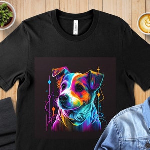 Jack Russell Terrier pet shirt, Dog breed jack russell Short-sleeve Unisex T-Shirt,Dog portrait shirt, Dog gifts for owners and pet lovers