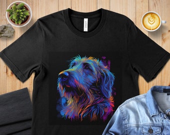 Irish Wolfhound pet shirt, Dog breed irish wolfhound Short-sleeve Unisex T-Shirt,Dog portrait shirt, Dog gifts for owners and pet lovers