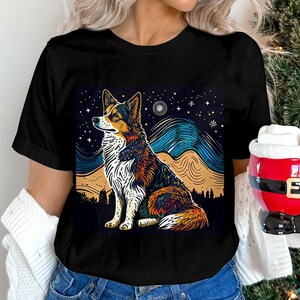 West Siberian Laika pet puppy shirt,Dog breed West Siberian Laika Short-sleeve Unisex T-Shirt,Starry Night Dog gifts for owners,pet lovers