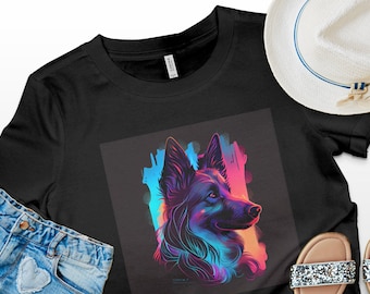 Dutch Shepherd pet shirt, Dog breed dutch shepherd unisex Shirt,Dog portrait shirt, Dog gifts for owners and pet lovers