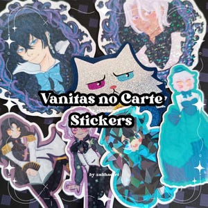 Vanitas no Carte / Study Case of Vanitas = Stickers Matte + Holographic Finish + Sticker Sheets