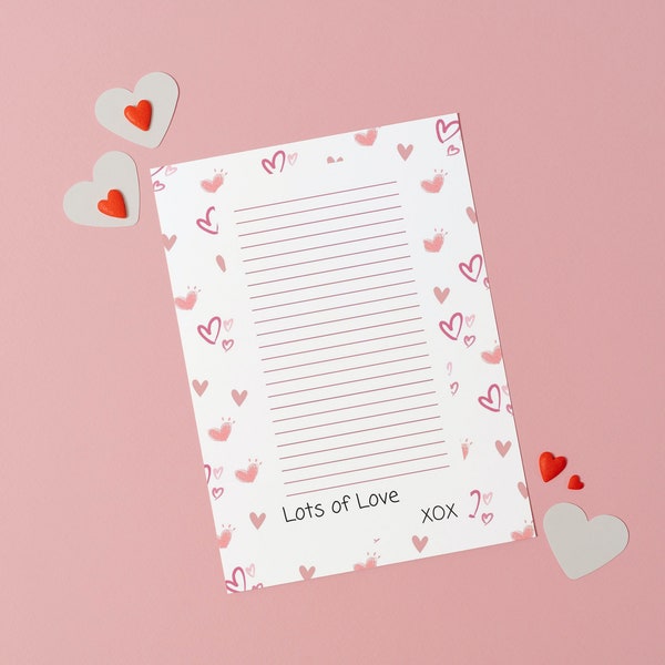 Valentines Letter Template