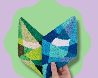 the sims 4 diamond Plumbob punch needle tufted gaming wall hanging sims decor