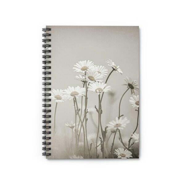 Daisys journal, mothers day gift, may day, gardners gift, Spiral Notebook - Ruled Line