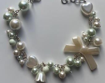 pearly green bracelet !