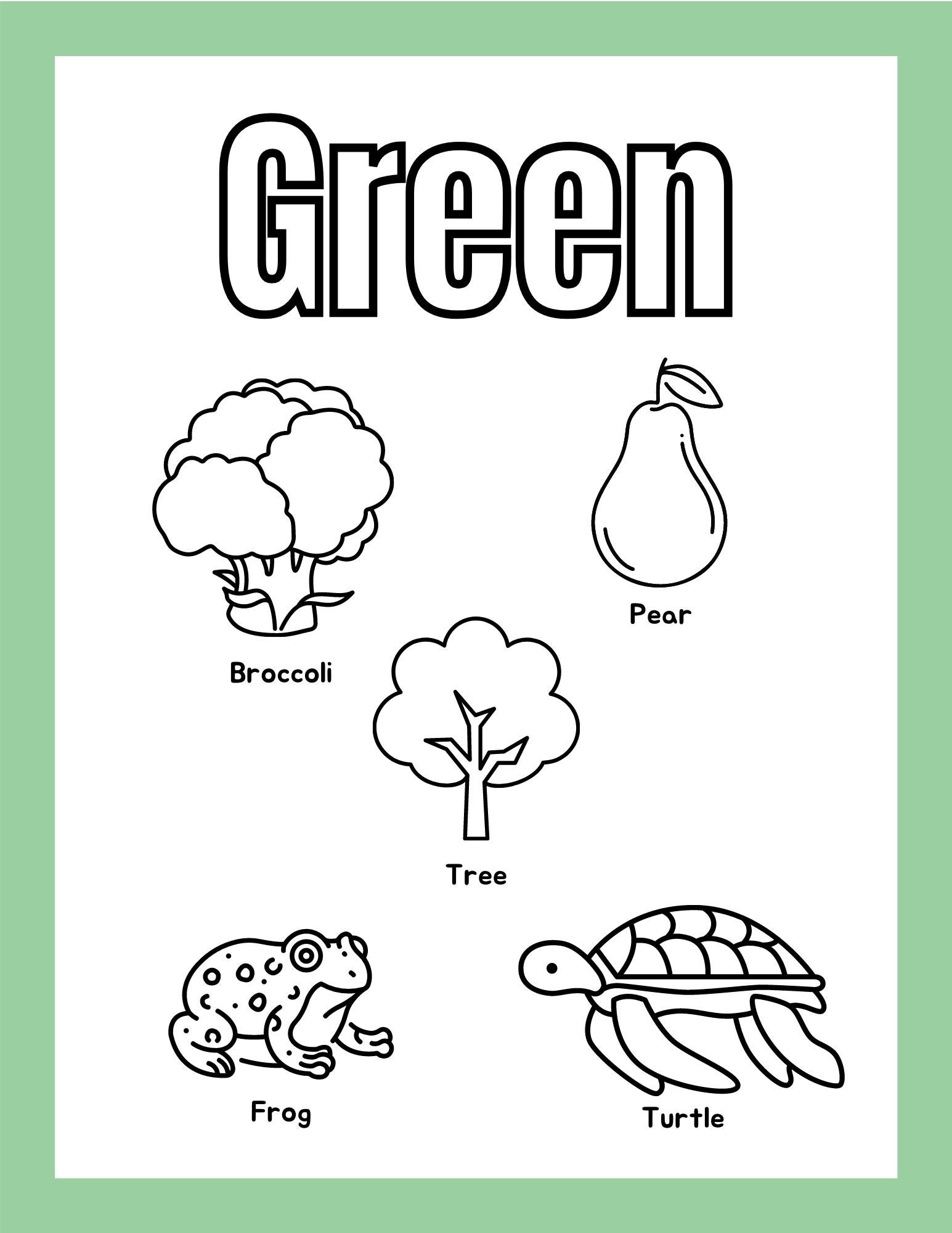 Kids Learning Coloring Pages, Reading, Color, Motor Skills (digital ...