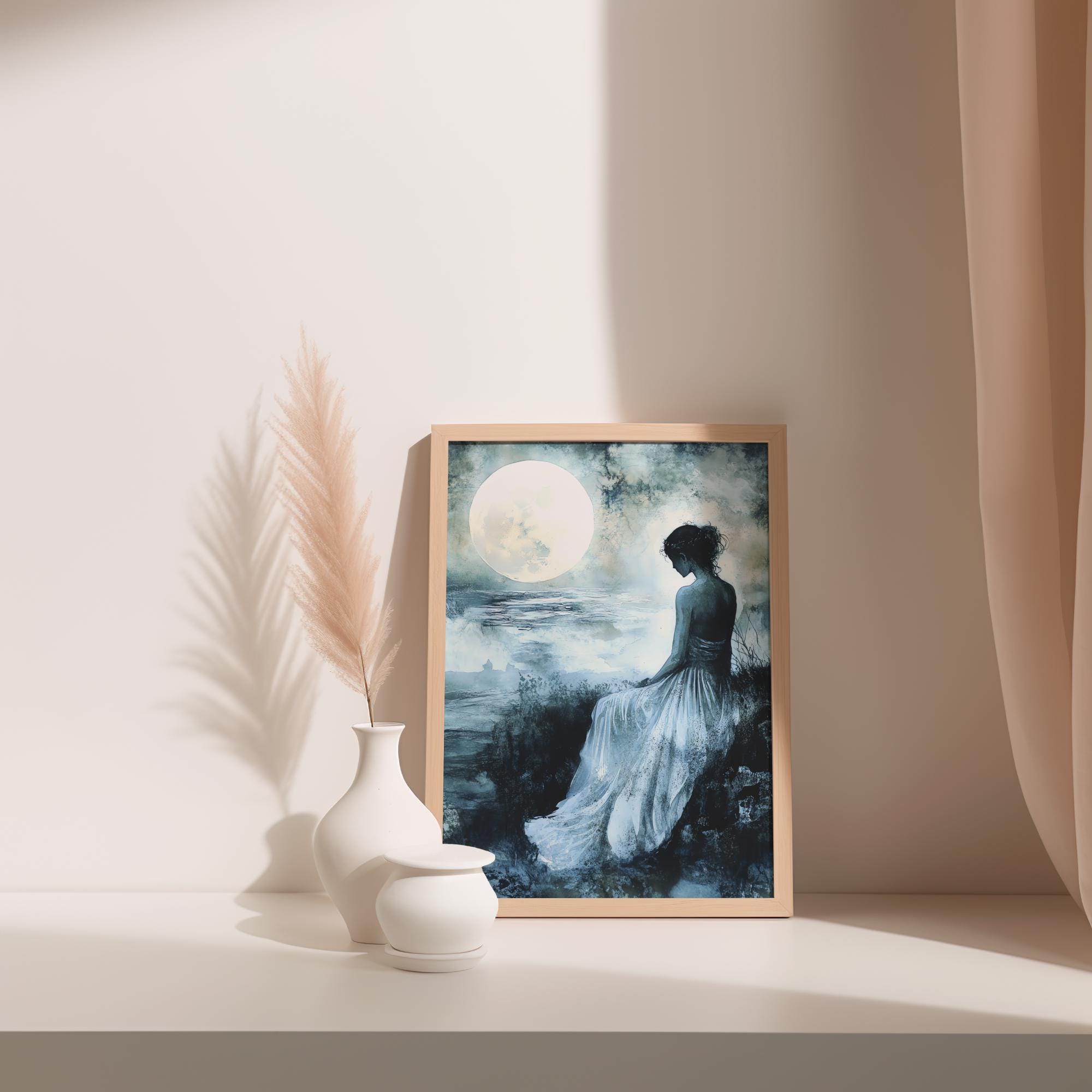 EOS Greek Goddess of the Dawn, Ancient Greek Art Style Wall Art Print ...