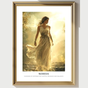 Nemesis Art Print: Greek Goddess of Justice (Digital Download)