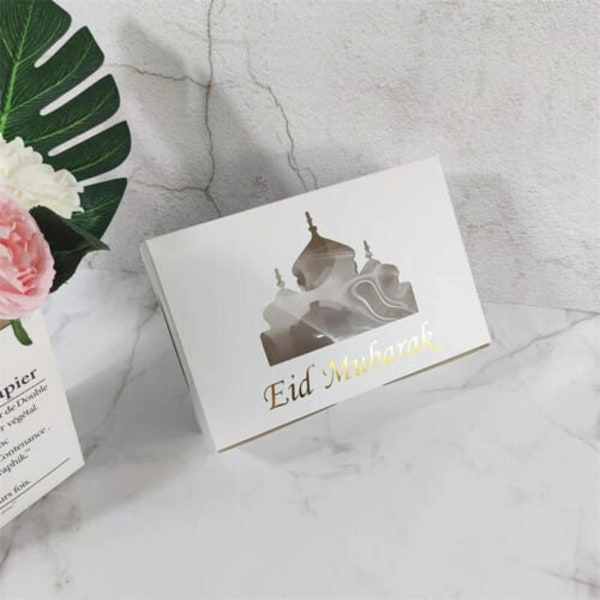1x Eid Gift Box Gold Cupcake Box Eid Unique Gift Cake Box Eid Handmade Cupcake or Pastry Eid Personal Home Gift Luxury Video Listed personal