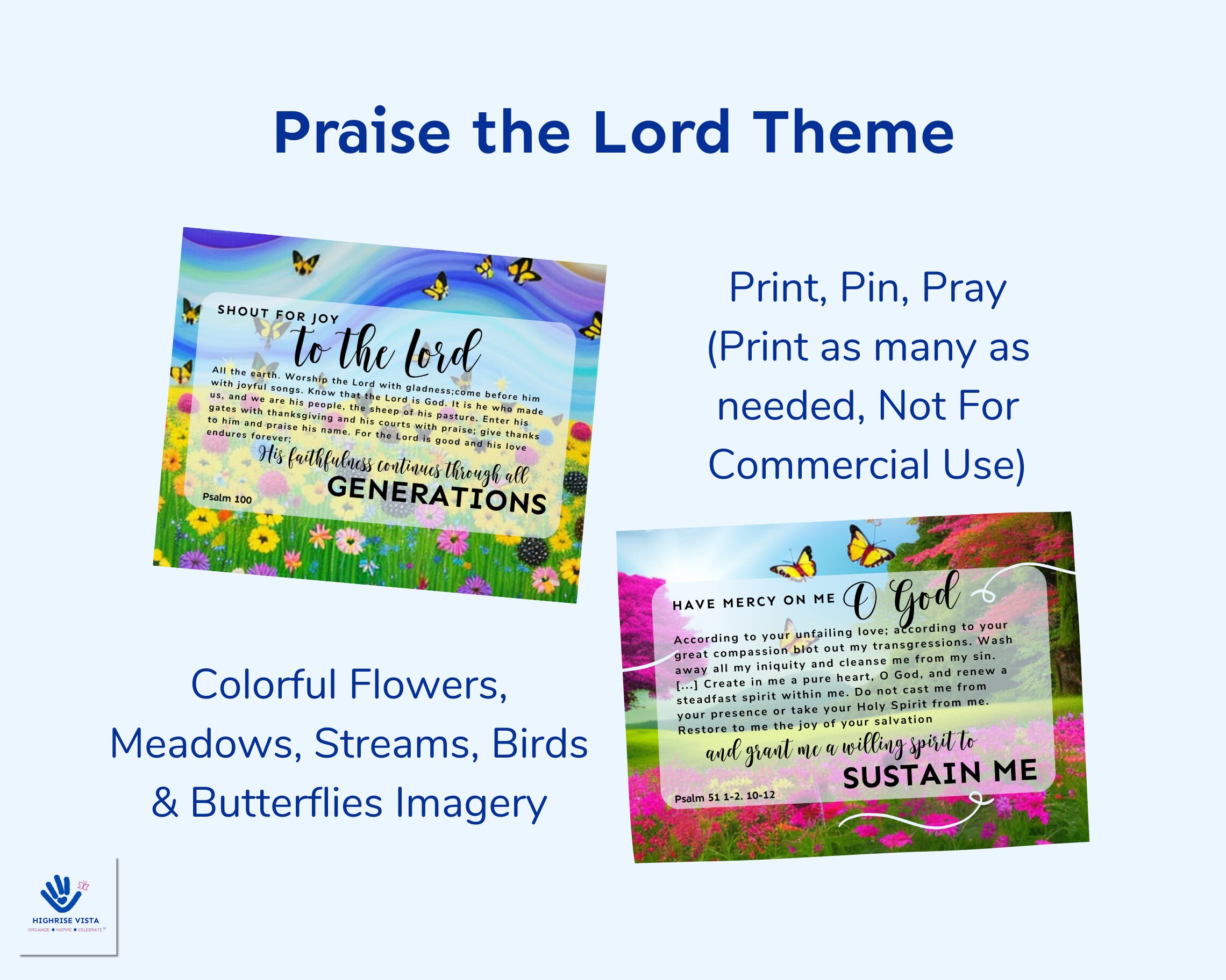 Psalm Prayer Cards | Printable | 4 X 6 “ | Catholic Prayers | Psalms ...