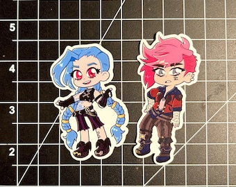 Arcane Stickers (Jinx and Vi)