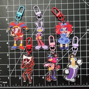 The Amazing Digital Circus Charms (double sided)
