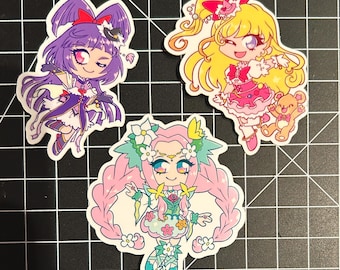 Mahou Tsukai Precure / Witchy Pretty Cure Button Pin Badges
