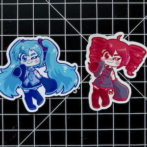 Hatsune Miku or Kasane Teto Sticker