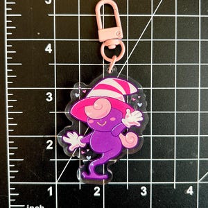 Paper Mario TTYD Vivian double-sided Charm Keychain