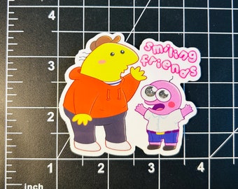 Smiling Friends Pim and Charlie Sticker