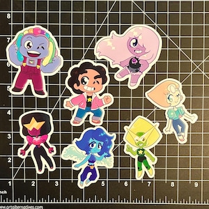 Adesivi di gemme di cristallo di Steven Universe