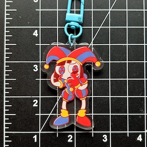 The Amazing Digital Circus Charms (double sided) (Pomni, Jax, Ragatha, Kinger, Zooble, Gangle, and Caine) Pomni