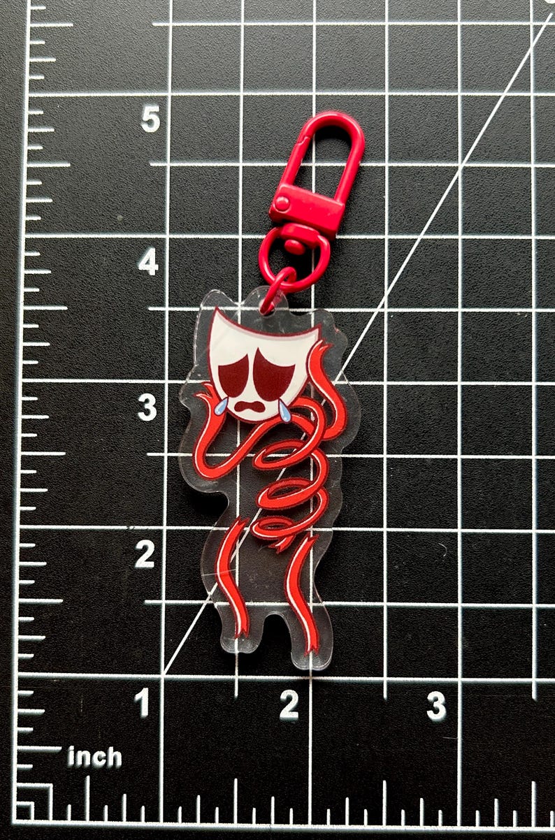 The Amazing Digital Circus Charms (double sided) (Pomni, Jax, Ragatha, Kinger, Zooble, Gangle, and Caine) Gangle