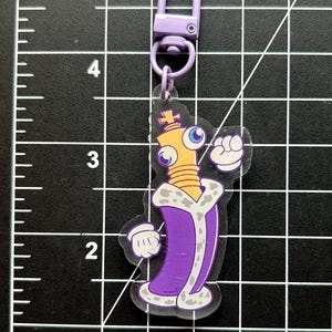 The Amazing Digital Circus Charms (double sided) (Pomni, Jax, Ragatha, Kinger, Zooble, Gangle, and Caine) Kinger