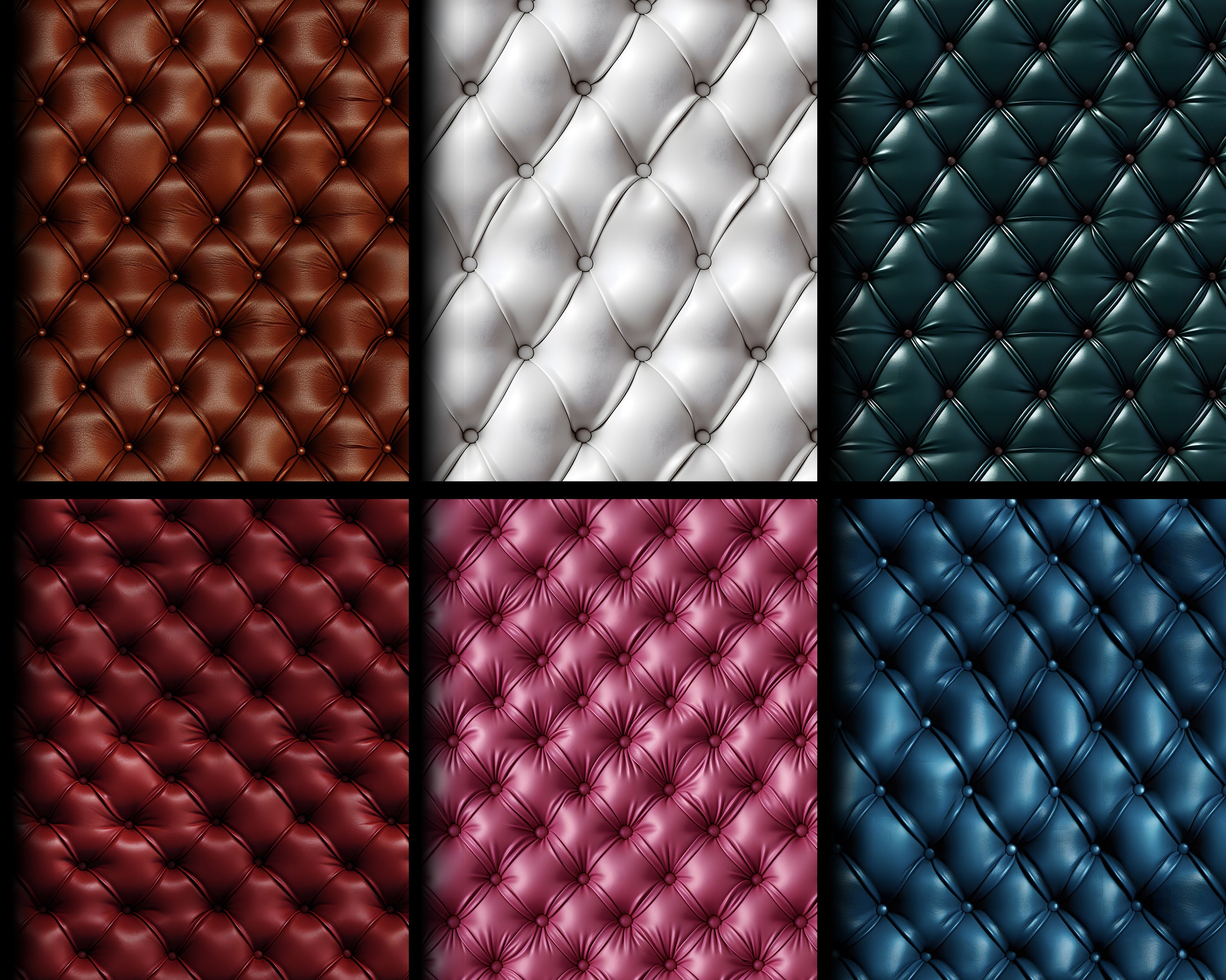 Luxury Leather Seamless Patterns: Stencil Templates (digital Download ...