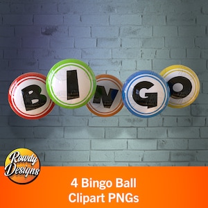 3D Bingo Ball Clipart, Bingo Clipart, Transparent Clipart PNG bundle, graphic elements, Bingo Lover PNG