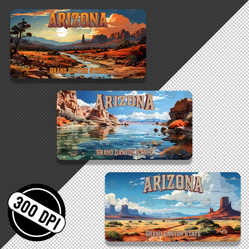 AZ License Plate, License Plate, Arizona, Grand Canyon State, Arizona