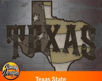 Texas state multilayer SVG, mandala cut file, 3D layer, pray, Paper cutting, SVG, cutting machine files file
