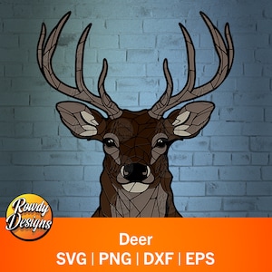 Deer Multilayer, deer SVG, Multilayer SVG, 3D layer, Paper Cut, Mandala SVG