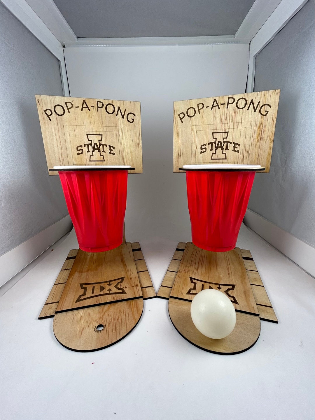 Pop a Pong Basketball Pong Game Beer Pong Basketball Game Etsy