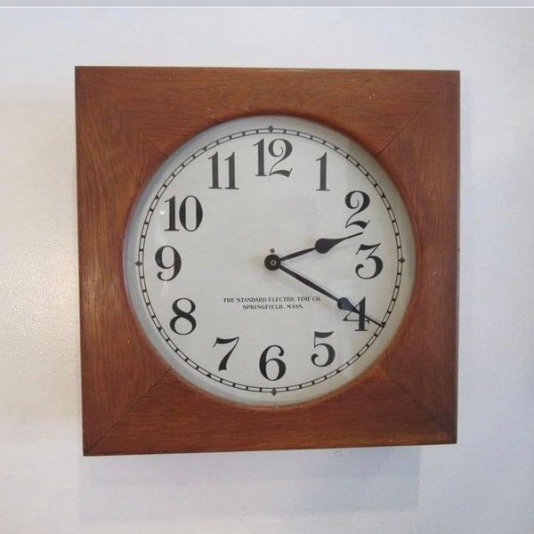 Electric Wall Clock Etsy