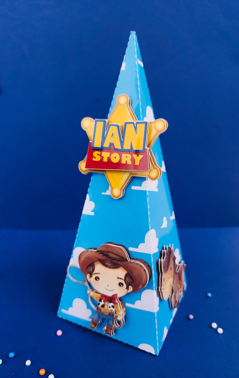 Toy Story Pyramid Box/ Toy Story Gable Box/ Toy Story Party Decorations