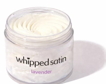 Beurre fouetté pour le corps, beurres de karité, de cacao et de mangue, crème naturelle pour le corps à la lavande