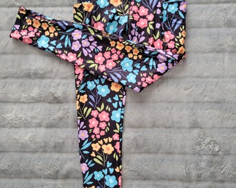 CLOSING DOWN SALE Pretty Print Leggings: Colourful Flowers, Ladies Leggings, Buttery Soft Comfortable Leggings, Leggings for Women, Printed