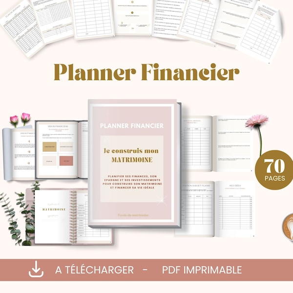 Planner financier et gestion des finances à l'année, planificateur de finances, suivi financier, tracker pour atteindre ses objectifs